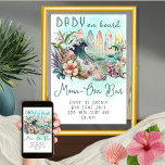 Baby ombord på Tropical Surfing Mamma-Osa Pub Poster<br><div class="desc">Den tropiska surfingtemade exotiska blommigten "Baby on board" är en babyduschmall som innehåller ett tema för gender-neutralt med tropiskt fläkt. Konstruktionen skildrar en gruppering av färgstarka surfingbrädor med havet och en härlig våg mitt i en vacker tropisk blommigt. Programmet färg består av mjuka nyanser av grönt, blått, rosa och gult...</div>