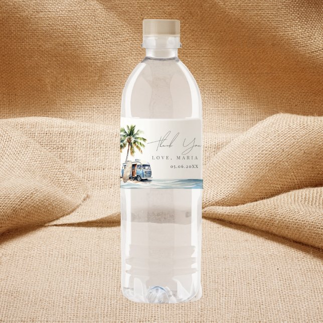 Baby ombord, surfa Bokar för Baby Vattenflaskor Etikett (Skapare uppladdad)