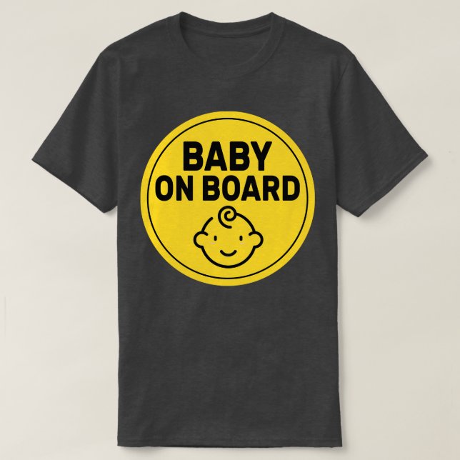 Baby ombord t shirt (Design framsida)