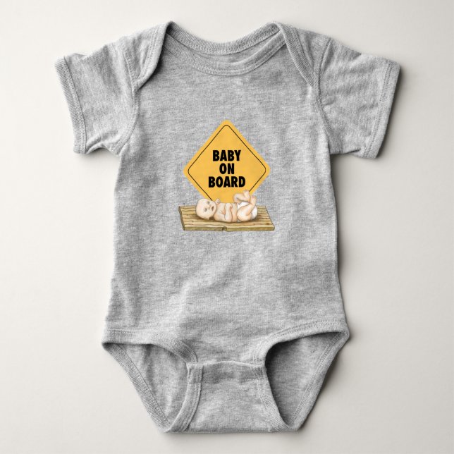 Baby ombord t shirt (Framsida)