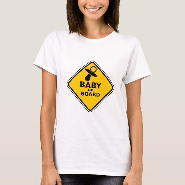Baby ombord t shirt (Framsida)