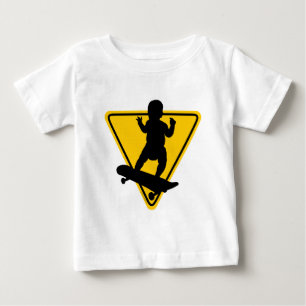 Baby on (Skate Board) Baby T-Shirt