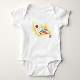 Baby One Piece ~ Japan-USA vänskap T Shirt