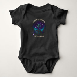 Baby Onsie - Cabin in the woods design on DARK T Shirt