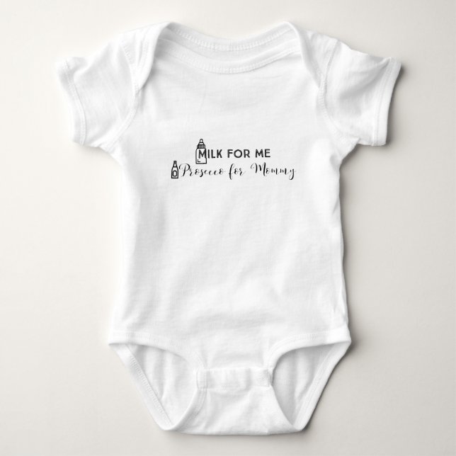 Baby onsie för den åtalade mamman t shirt (Framsida)