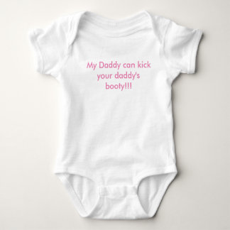 Baby Onsie - min pappa kan sparka din papporbooty Tröja