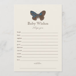 Baby Önskemål Baby SHower Rådkort