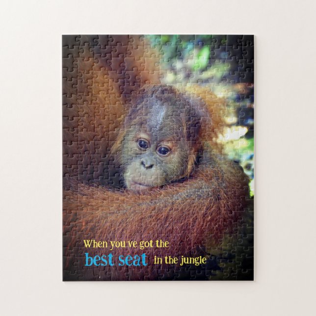 Baby Orangutan Pussel (Vertikal)