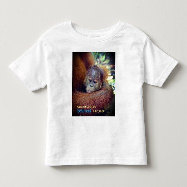 Baby Orangutan T Shirt (Framsida)