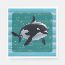 Baby Orca Paper Napkins Pappersservett