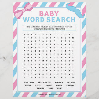 Baby Ord Search [Gender Surprise] Brevhuvud