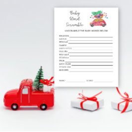 Baby-ord-språkförbistring | Baby Shower-spel