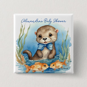 Baby Otter Boy Baby Shower Knapp