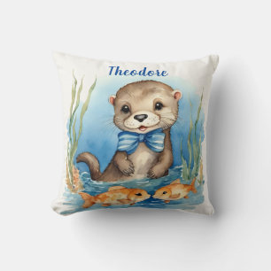 Baby Otter Boys Personlig Kudde