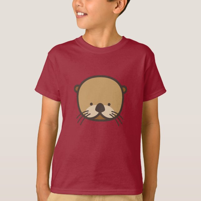 Baby Otter Kids T-Shirt (Framsida)