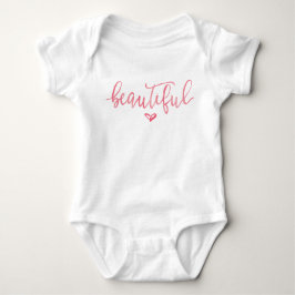 BABY OUTFIT ONSIE | Modern Rosa - vacker skrift T Shirt