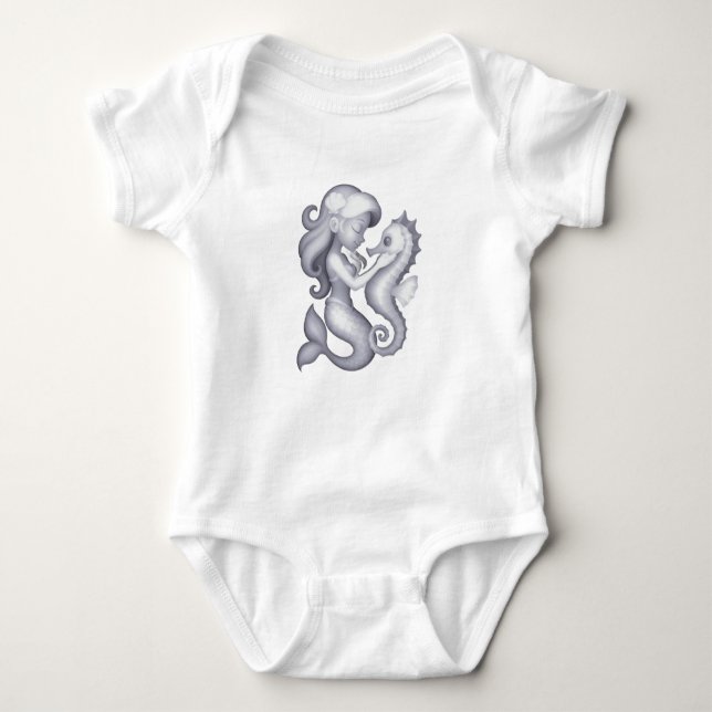 Baby outfit with seahorse t shirt (Framsida)