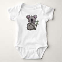 Baby overall koala design