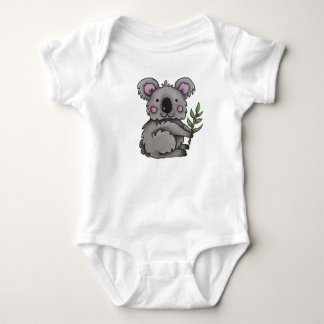 Baby overall koala design t shirt