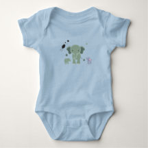 baby overall vit elefant