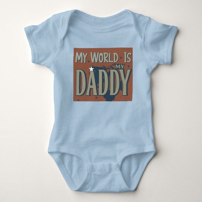 Baby overalldesign  t shirt (Framsida)