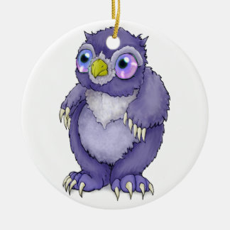 Baby Owlbear Julgransprydnad Keramik