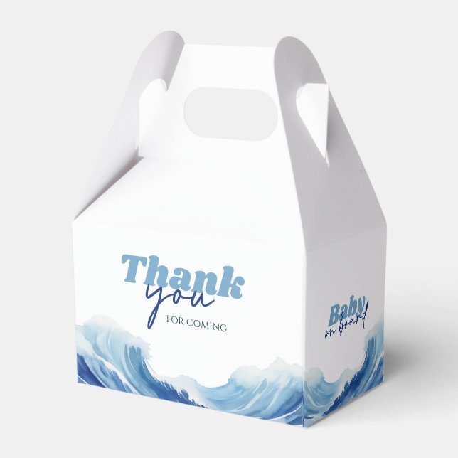 Baby på babylådan ombord, Surfa babyskor Presentaskar (Baksidan Sidan)