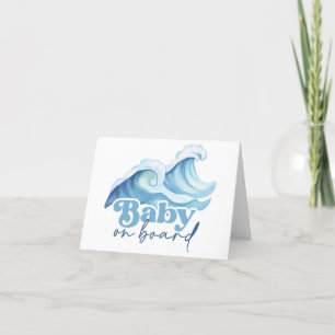 Baby på babyskor ombord, Surfa Baby Tack Kort