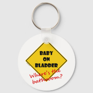 Baby på Bladder Nyckelring