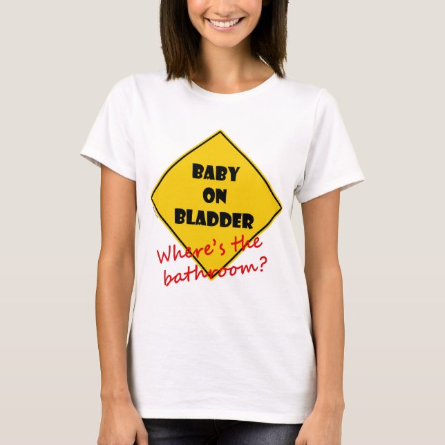 Baby på Bladder Tröja (Framsida)