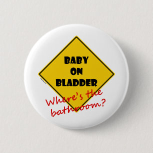 Baby på blåsan knapp