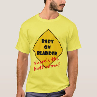 Baby på blåsan t-shirt