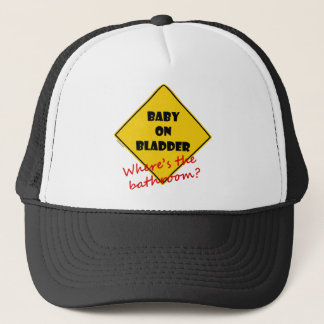 Baby på blåsan truckerkeps