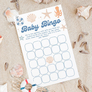 Baby på Bordet Baby Shower Baby Bingo Spel