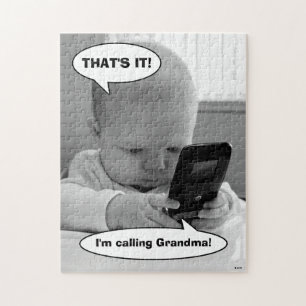 Baby på Cell Mobil Pussel