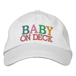 Baby på Deck Broderad Keps