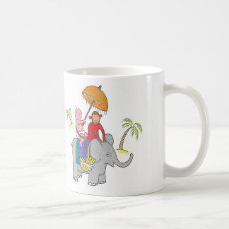 Baby på elefant kaffemugg
