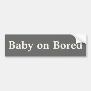 Baby på inredd fästare bildekal