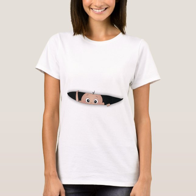 Baby på vägen t-shirt (Framsida)