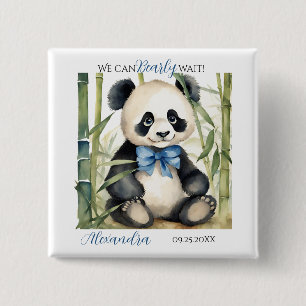 Baby Panda Bear Boy Baby Shower Knapp