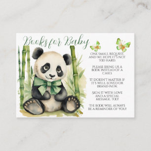 Baby Panda Bear Gender Neutral Bokar för Baby Tilläggskort