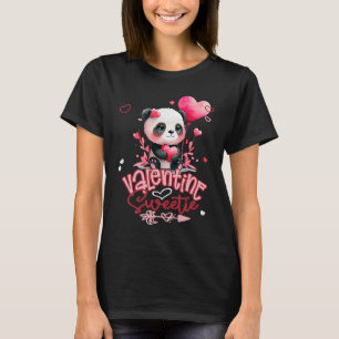 Baby-panda-beundransvärda Alla hjärtans sötsaker m T Shirt