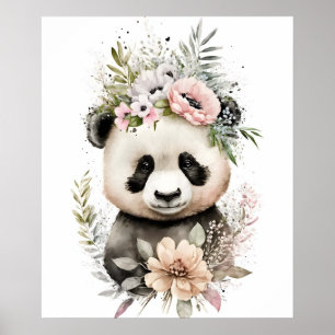 Baby Panda Björn Poster