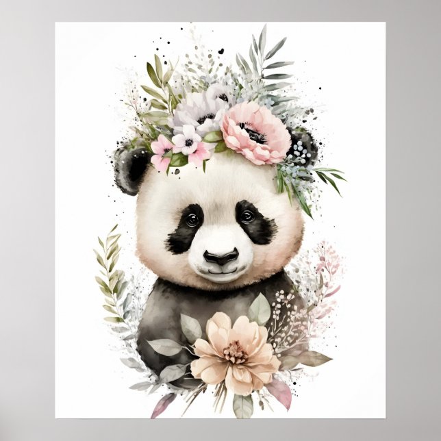 Baby Panda Björn  Poster (Framsidan)