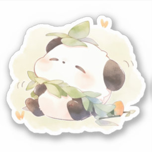 Baby Panda Get Lycklig Dream Klistermärken