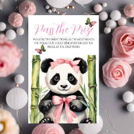 Baby Panda Girl Baby Shower Passar prismatchen