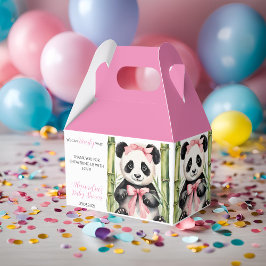 Baby Panda Girl Bear Barly Wait Baby Shower Presentaskar