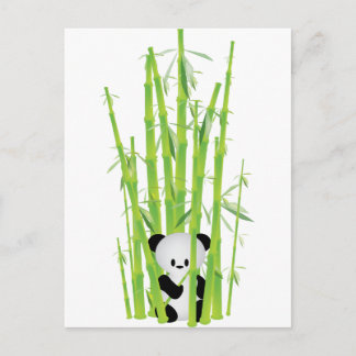 Baby Panda i Bamboo Forest Vykort