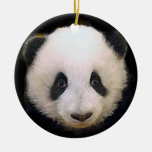 Baby Panda Julgransprydnad Keramik