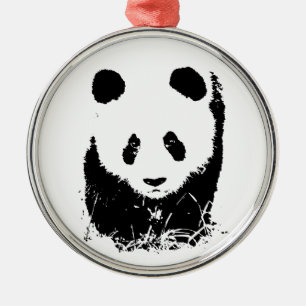 Baby Panda Julgransprydnad Metall